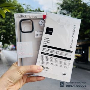 Ốp lưng iPhone 12 Pro Max Likgus viền màu