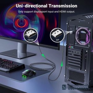 cáp displayport to hdmi ugreen