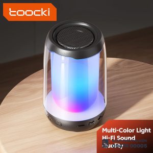 Loa Bluetooth Toocki – Âm thanh nổi sống động, đèn LED đổi màu hiện đại