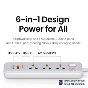 o cam dien ugreen 6 in 1