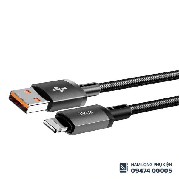 Cáp sạc iPhone WiWU Titanlink C055 – Bền bỉ, nhanh chóng, thời trang - Ảnh 3