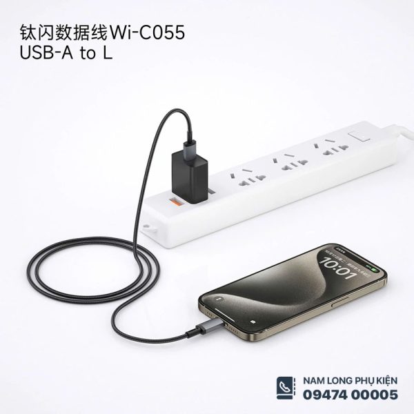 Cáp sạc iPhone WiWU Titanlink C055 – Bền bỉ, nhanh chóng, thời trang - Ảnh 2