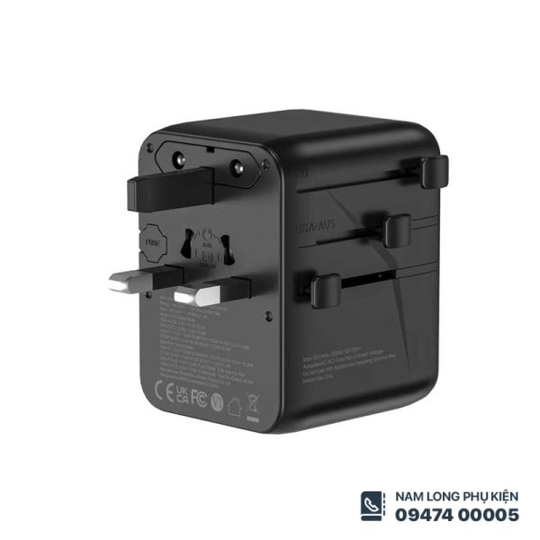 Củ sạc du lịch WIWU Warrior 25W UA011 – Nhỏ gọn, sạc nhanh, tương thích toàn cầu - Ảnh 5