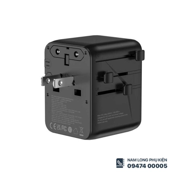 Củ sạc du lịch WIWU Warrior 25W UA011 – Nhỏ gọn, sạc nhanh, tương thích toàn cầu - Ảnh 3