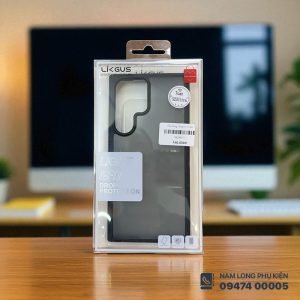 Ốp lưng Galaxy S23 Ultra Likgus nhám – Mỏng nhẹ, chống sốc, chống bám vân tay