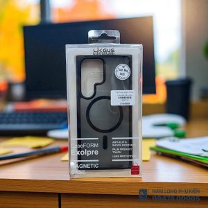 Ốp lưng Galaxy S23 Ultra Likgus nhám Magsafe – Chống sốc, chống vân tay, hỗ trợ sạc từ tính