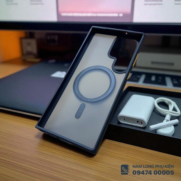 Ốp lưng Galaxy S23 Ultra Likgus nhám Magsafe – Chống sốc, chống vân tay, hỗ trợ sạc từ tính - Ảnh 4