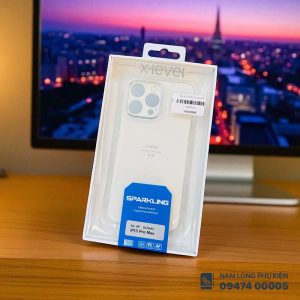 Ốp lưng iPhone 15 Pro Max trong suốt X-Level - mỏng nhẹ, tinh tế