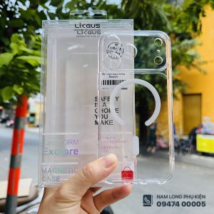 Ốp Lưng iPhone 17 Pro Max Likgus Trong MagSafe – Bảo Vệ Trong Suốt, Hỗ Trợ Sạc Nhanh Không Dây
