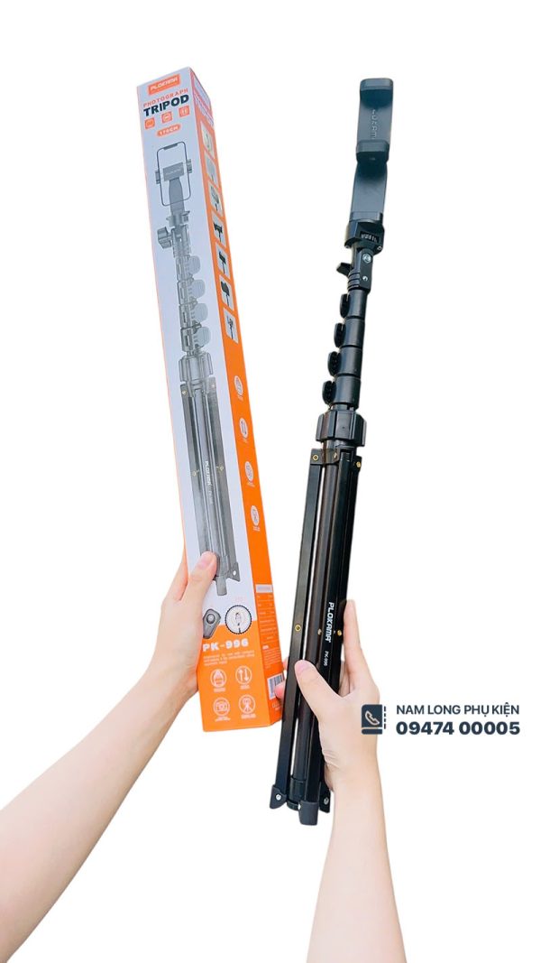 Tripods PK669 170cm gọn nhẹ đa năng xoay 360 - Ảnh 3