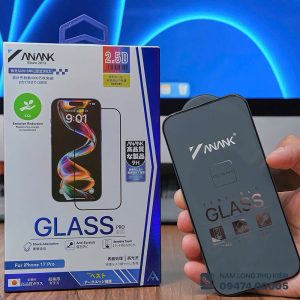 Cường lực iPhone 17 Series Anank 2.5D – Bảo Vệ Toàn Diện, Trải Nghiệm Hoàn Hảo
