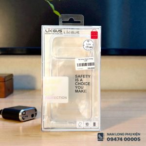 Ốp lưng iPhone 17 Pro Max trong suốt Likgus