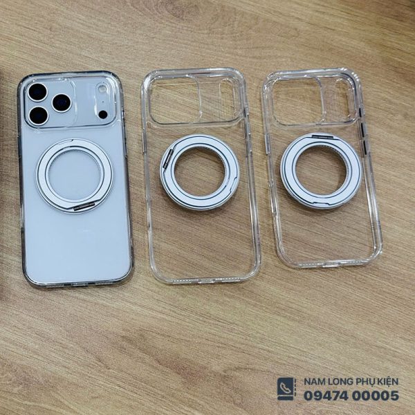 Ốp Lưng iPhone 17 Series Likgus Stand Trong Suốt – Bảo Vệ Cao Cấp, Tiện Lợi Giá Đỡ - Ảnh 3