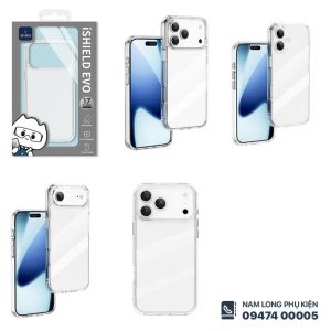 Ốp lưng iPhone 17 series trong suốt WiWU