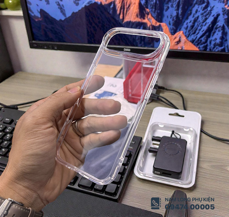 Ốp lưng iPhone 17 Air trong suốt Likgus - Ảnh 2