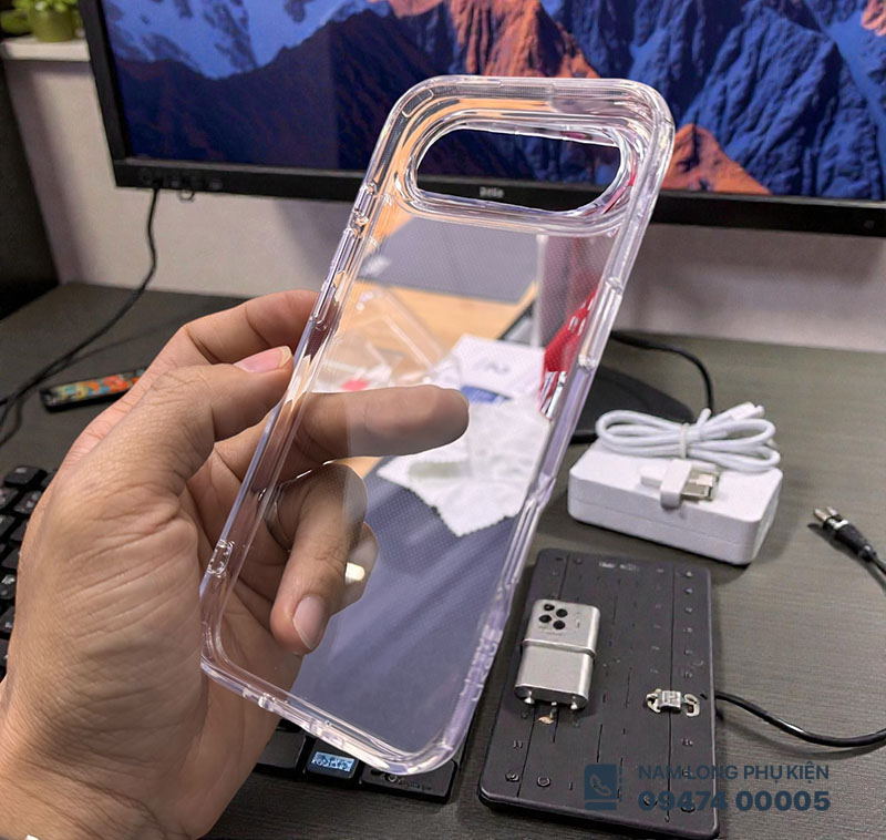 Ốp lưng iPhone 17 Air trong suốt Likgus - Ảnh 3