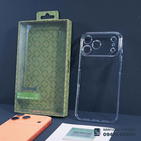 Ốp Lưng Trong Suốt iPhone 17 Series Memumi – Siêu Mỏng, Sang Trọng, Tinh Tế - Ảnh 3