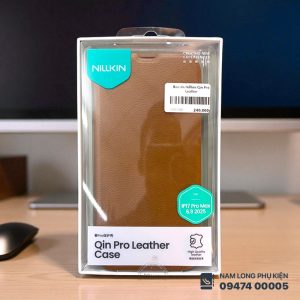 Bao da iPhone 17 Pro Max Nillkin Qin chính hãng – Sang trọng & Bền bỉ