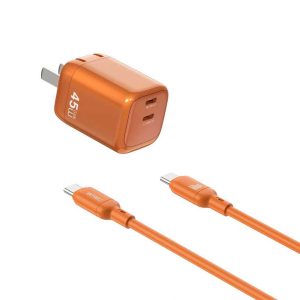 Alternative view of Bộ sạc nhanh 45W WiWU G025 – Sạc mạnh, an toàn, đa thiết bị