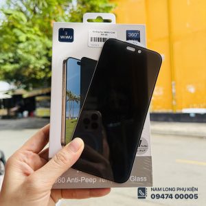Cường lực iPhone 17 Series chống nhìn trộm 360 độ WiWU