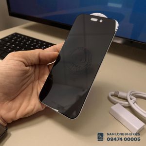 Alternative view of Cường lực iPhone 17 Series chống nhìn trộm 360 độ WiWU