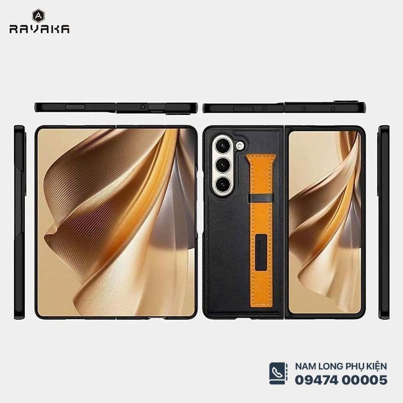 Ốp lưng da Galaxy Z Fold 7 Ravaka cao cấp – Sang trọng & Bền bỉ - Ảnh 4