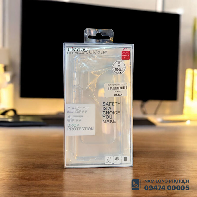 Ốp Lưng Trong Suốt Galaxy M55 Likgus – Mỏng Nhẹ, Sang Trọng