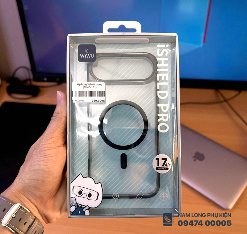 Ốp lưng iPhone Air WiWU iShield Pro MMC-101 – Mỏng đẹp, bảo vệ tốt