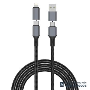 Alternative view of Cáp sạc 4in1 WiWU Raptor Pro 240W – Siêu bền, đa năng, sạc nhanh