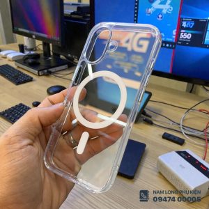 Alternative view of Ốp lưng iPhone 17 trong suốt MagSafe Likgus – Chống ố, bám từ mạnh, bảo vệ tốt