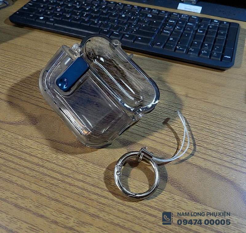 Bao Airpods Pro 3 trong suốt Ravaka Cara