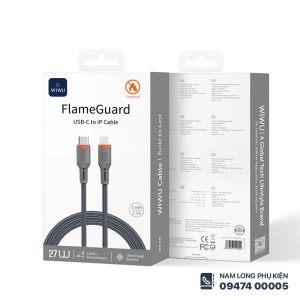 Cáp sạc iPhone 27W WiWU FlameGuard C097