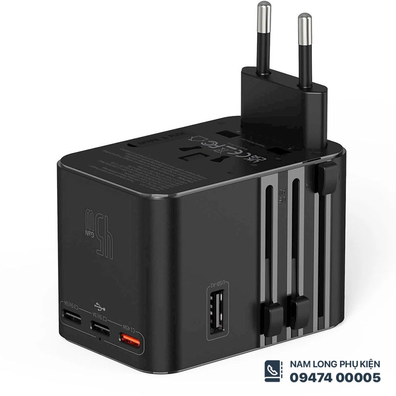 Củ sạc du lịch đa năng WiWU UA006 – Gọn nhẹ, sạc nhanh, dùng toàn cầu - Ảnh 2