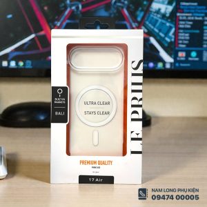 Alternative view of Ốp lưng iPhone Air trong suốt MagSafe Le Prius – Chống ố, bám từ mạnh