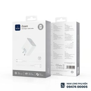 Alternative view of Bộ sạc nhanh 45W WiWU Essen kèm cáp C-C G024