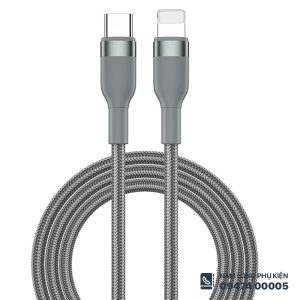 Cáp sạc iPhone WiWU Concise C017 30W 2m – Sạc nhanh, bền, dài tiện lợi