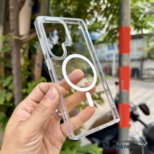 Ốp lưng Galaxy S25 Ultra trong suốt MagSafe Likgus chính hãng