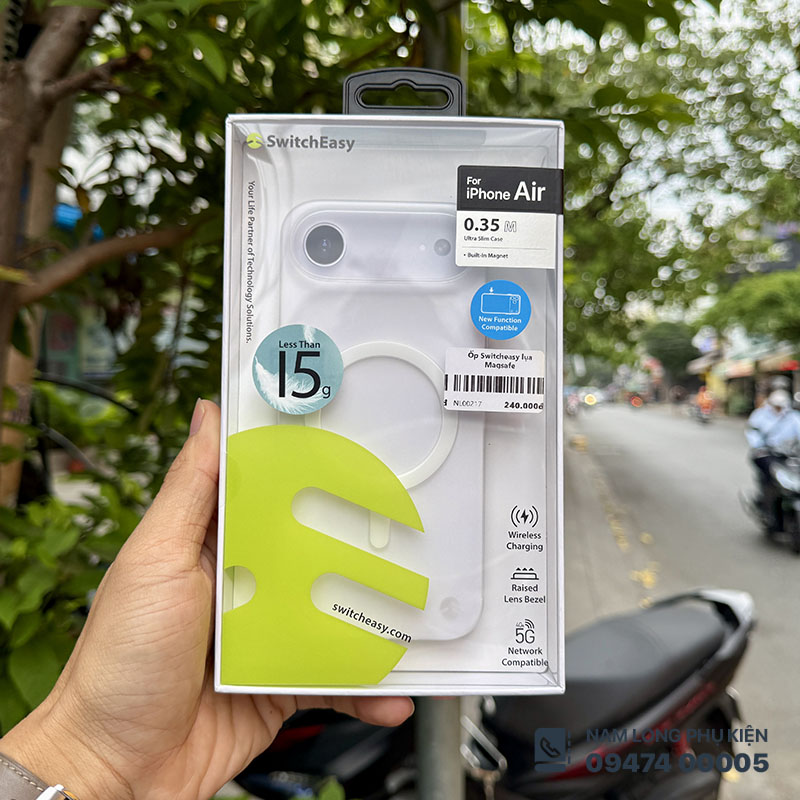 Ốp iPhone Air SwitchEasy MagSafe siêu mỏng – Nhẹ, đẹp, bám từ mạnh