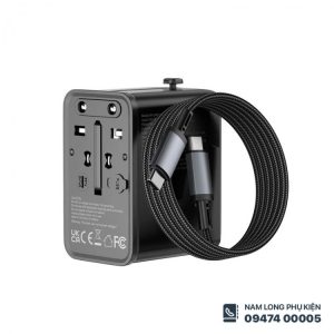 Alternative view of Củ sạc du lịch đa năng 45W kèm cáp WiWU UA014
