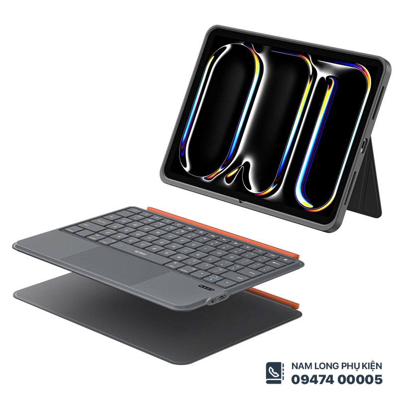 Bao da bàn phím iPad WiWU 3in1 Magnetic MK-005 - Ảnh 4