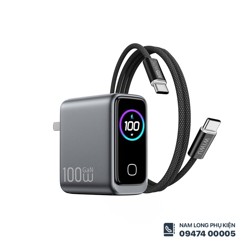 Bộ sạc 100W GAN WiWU Voyager CHG300