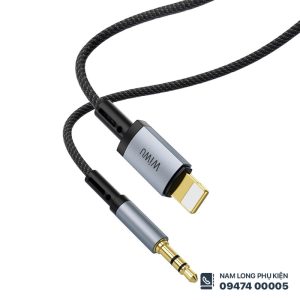 Cáp Lightning ra 3.5mm WiWU C048L – Nghe nhạc ổn định, tiện lợi