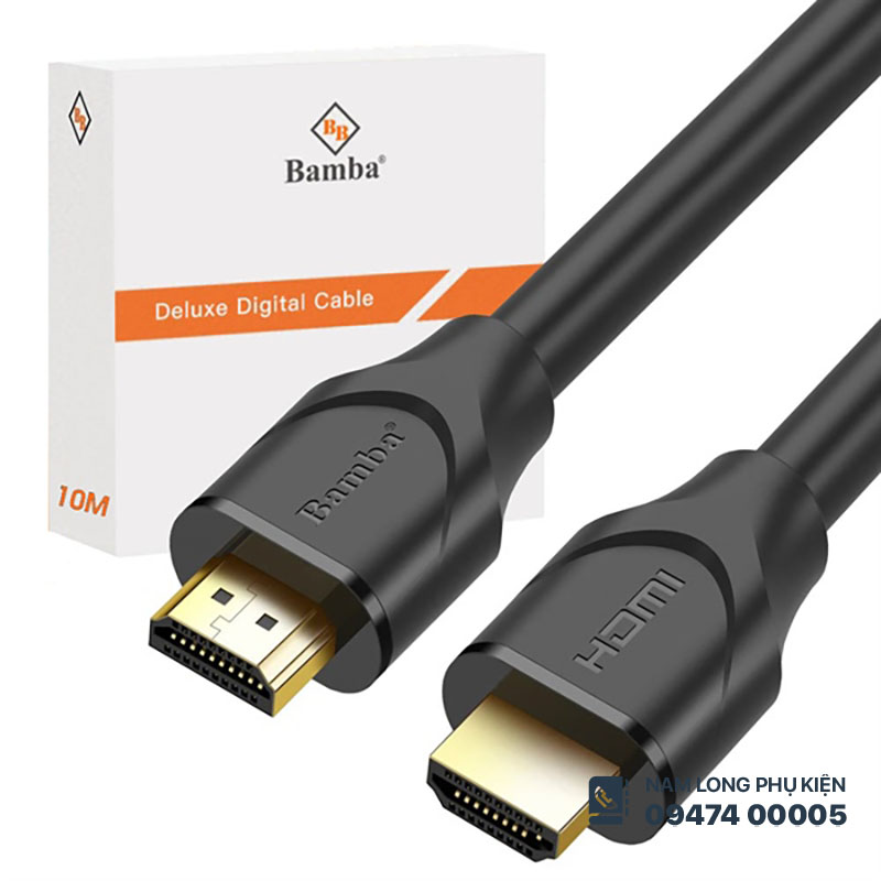 Cáp HDMI 10 mét 2.0 4K Bamba