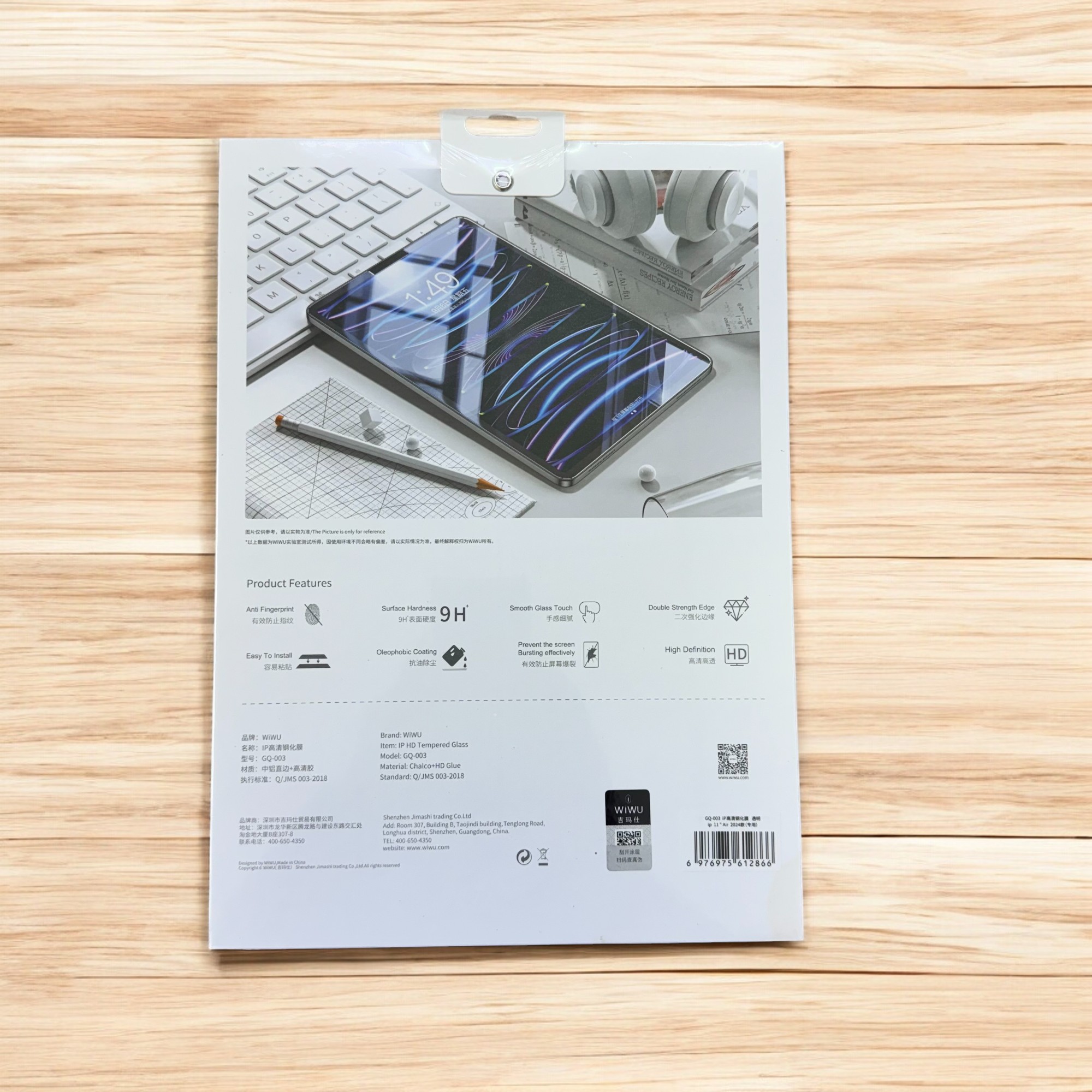 Kính cường lực iPad Air 13 inch WiWU 9H - Ảnh 3