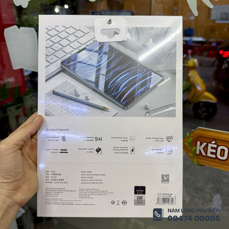 Cường lực iPad Gen 10 A16 WiWU - Ảnh 3