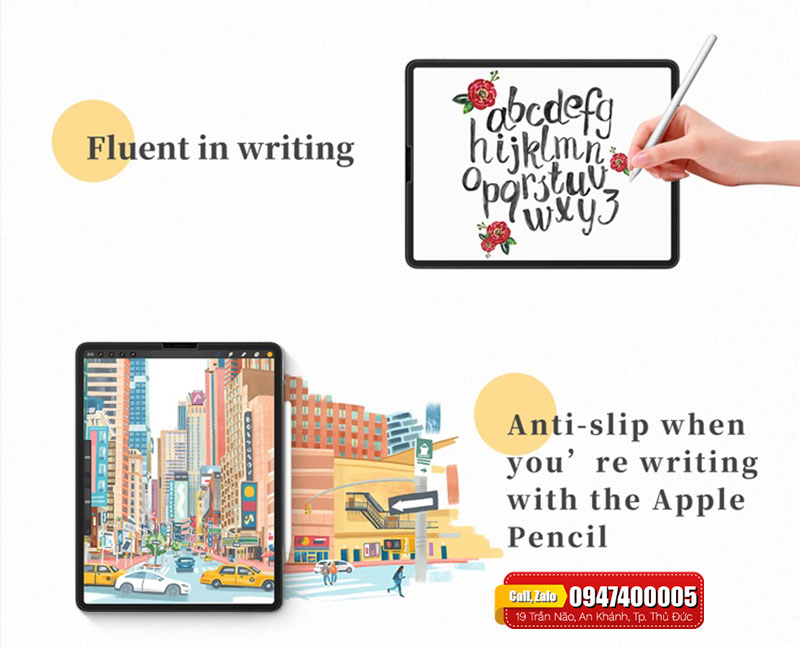 Miếng dán Paper-like iPad Gen 10 WiWU - Ảnh 3
