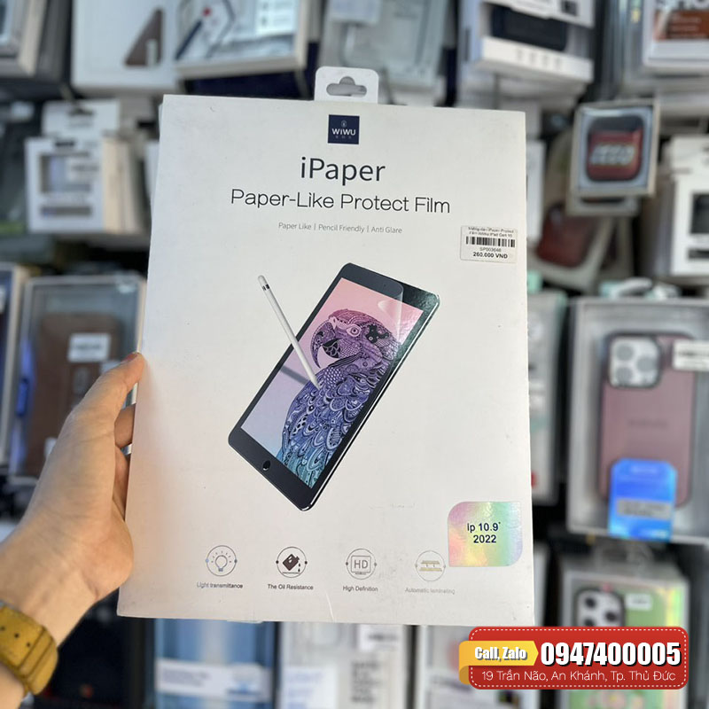 Miếng dán Paper-like iPad Gen 10 WiWU