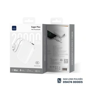 Alternative view of Pin sạc dự phòng 20.000mAh Mini WiWU Sugar Plus