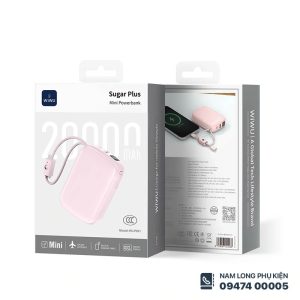 Pin sạc dự phòng 20.000mAh Mini WiWU Sugar Plus