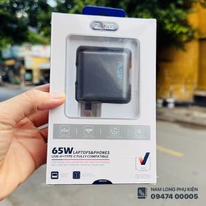 Cốc sạc nhanh 65W GAN ZUZG 1C +1 USB